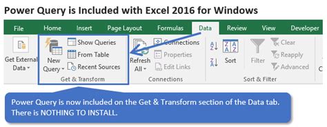 microsoft office power query download, The power query user interface