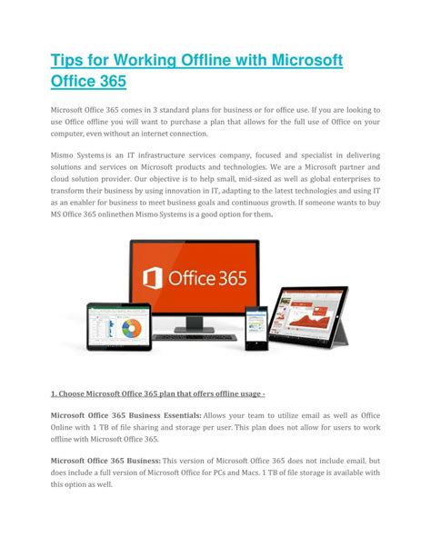 microsoft office working offline, 