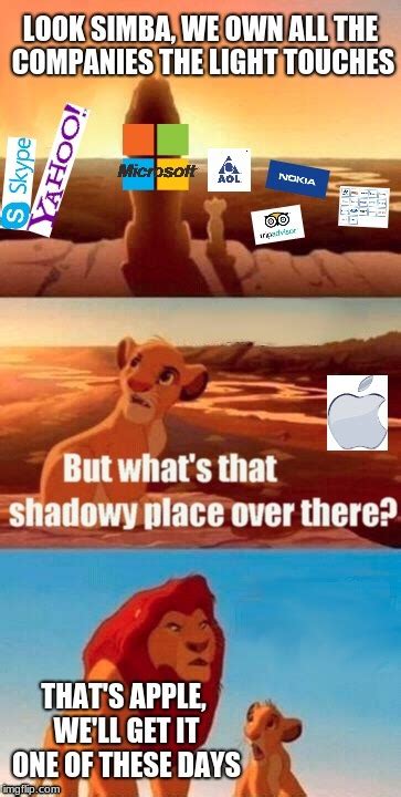 microsoft vs apple meme, Apple v microsoft be like