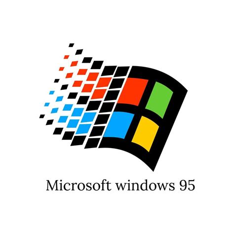 microsoft windows 95 icon, Windows microsoft logo 95 icon powered fandom logopedia compatible wikia logodix transparent pluspng logos hq collection. Microsoft windows 95 logo