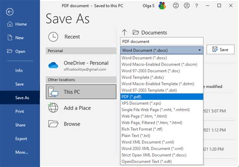 microsoft word save as pdf, How to save microsoft word as pdf [3 easy methods]