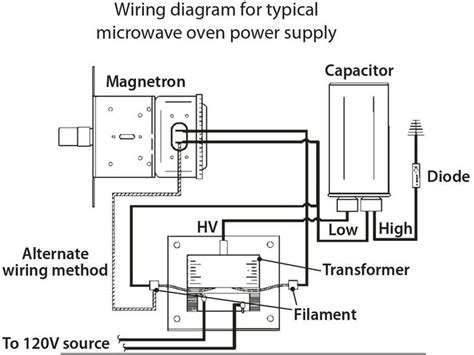 microwave capacitor wiring 