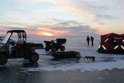 mille lacs lake ice fishing