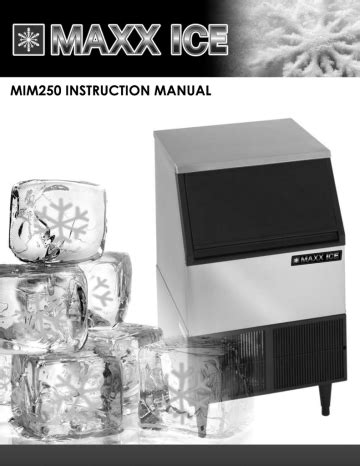 mim250 automatic ice maker
