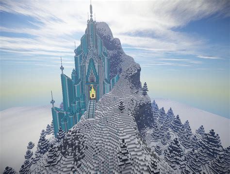 minecraft ice castle
