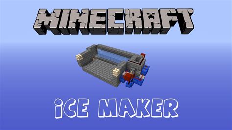 minecraft ice machine