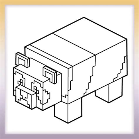 minecraft panda coloring pages, Panda herobrine kolorowanki coloringhome risultati. Panda bear minecraft coloring