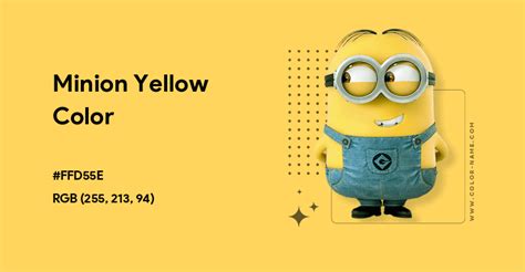 minion color hex code, Minion yellow color hex code is #ffd55e