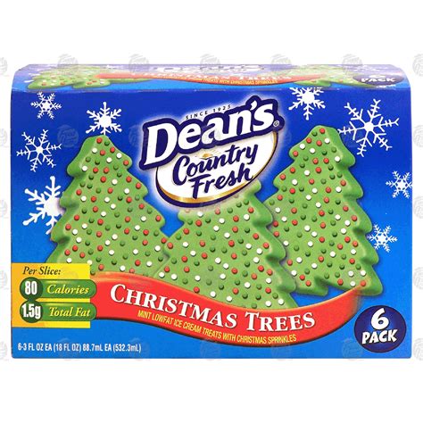 mint ice cream christmas trees