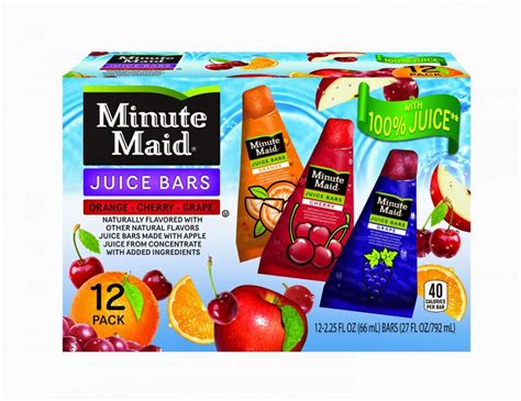 minute maid ice pops