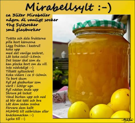 mirabeller recept