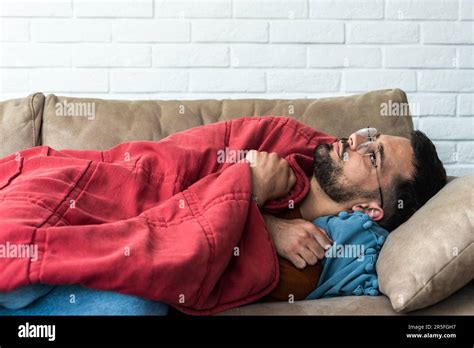 miserable man in side view, Miserable man stock photo 199087070