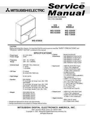 mitsubishi ws 55859 schematic 