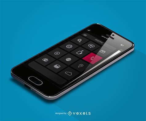 mobile phone 3d on red circle, 3 mobile phones in a circle on a red background, 3d rendering stock. Phones rendering