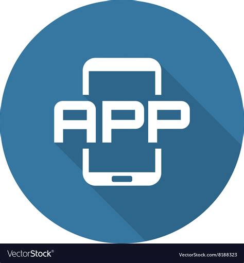 mobile-app application design icon, Icon application mobile vector design flat app royalty. Mobile application icon flat design royalty free vector