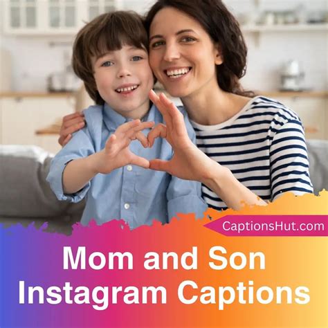 mom and son instagram caption