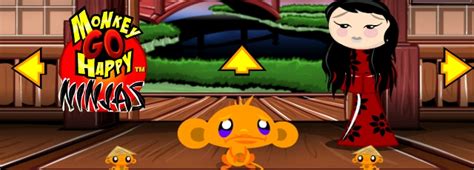 Monkey Go Happy Ninjas Walkthrough