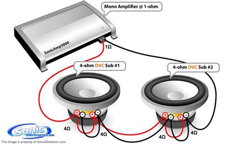 mono sub amp wiring diagram 