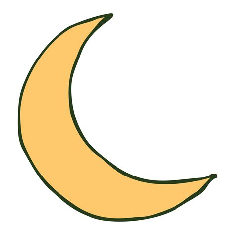 moon drawing png, Moon illustration transparent png