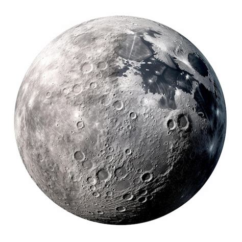 moon picture with white background, Full moon in high resolution isolated on white background. stock photo