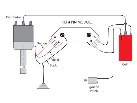 mopar hei distributor wire diagram for kmj 