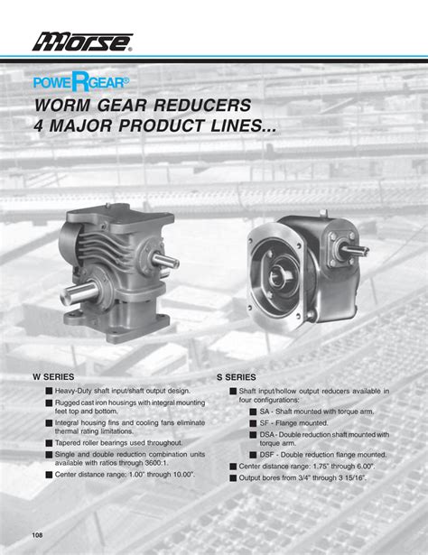Morse Gear Reducer Catalog