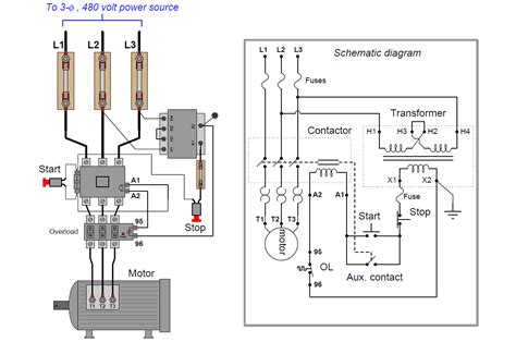 motor control wiring schematics 