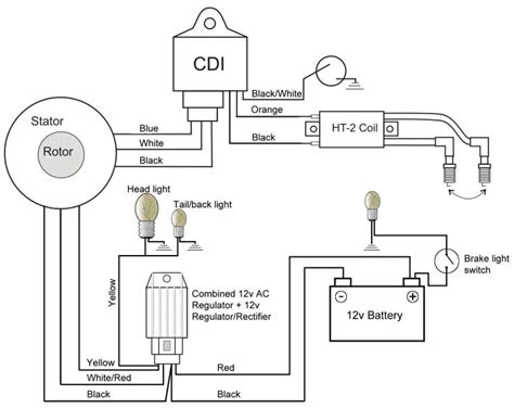 motorcycle rectifier wiring diagram 