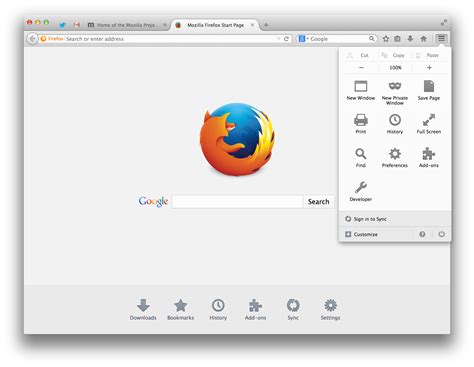 mozilla firefox browser mac, Mozilla releases major firefox update bringing a new design, new menu. Pz online: mozilla firefox browser