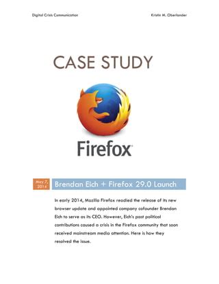mozilla firefox case study, Firefox 121.0.1, see all new features, updates and fixes. Traceability recovery between bug reports and test cases-a mozilla