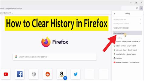 mozilla firefox history delete, How to clear the firefox history. How to recover deleted history from firefox