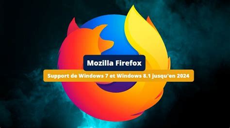 mozilla firefox support for windows 7, Installing mozilla firefox browser. Firefox will support windows 7 and 8.1 until 2024 via the esr channel