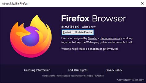 mozilla firefox update webpage, Update of mozilla firefox free download. Firefox update mozilla browser georgetown security alert cyber restart settings automatic updates turn note menu