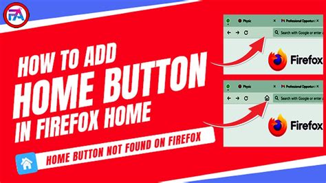 mozilla home button missing, In the new firefox i cannot find the home button. where is it. Firefox home button missing