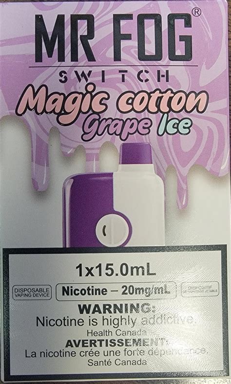 mr fog switch magic cotton grape ice