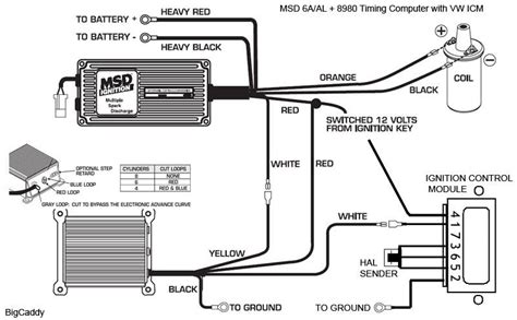 msd 6400 wiring diagram hei 