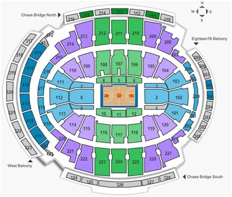 Msg Seating Chart Chase Bridge