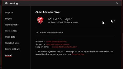msi app player 4.240.15.6305 settings, Msi global. Msi app player step global