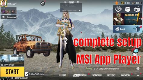 msi app player bgmi settings, Msi app player 4.280