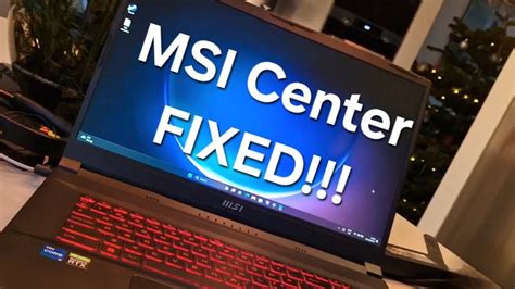 msi center won't start, Msi center stuck on install step