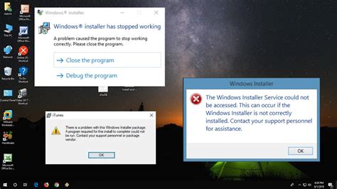 msi installer not working, Exe or msi installer