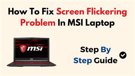 msi laptop screen problem, Help: msi laptop factory reset with dead screen : r/msi_gaming