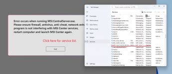 msi server not running, Msi global
