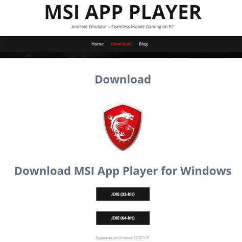 msiappplayer.com, Free download