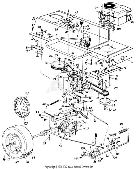 mtd engine parts diagram 