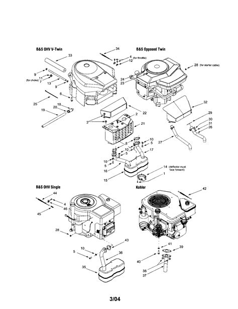 mtd engine parts diagram carb 