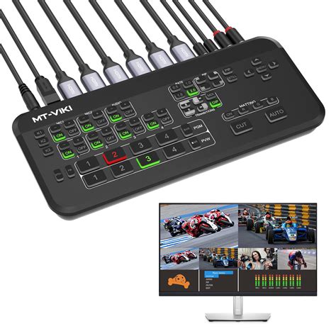 multi audio video switcher, Multi-format video switcher. 2 in 1 out or 1 in 2 out audio source signal selector headphone speaker