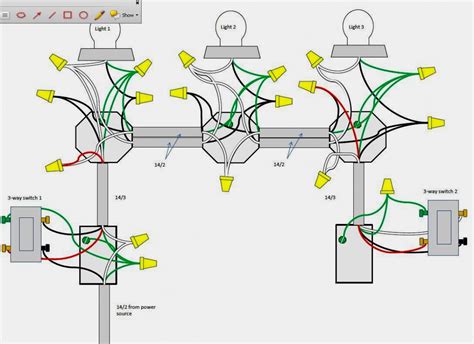 multi light wire diagram 