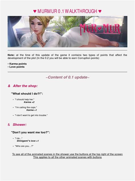 Murmur 0 6 Walkthrough