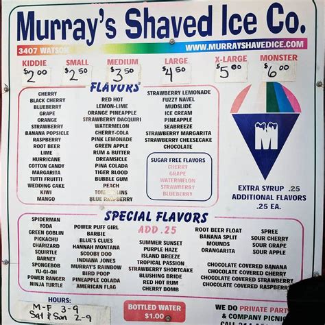 murrays shaved ice